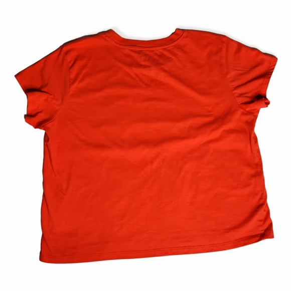 Disney Stitch Cropped Coral Tee Size XL Junior - Picture 5 of 6